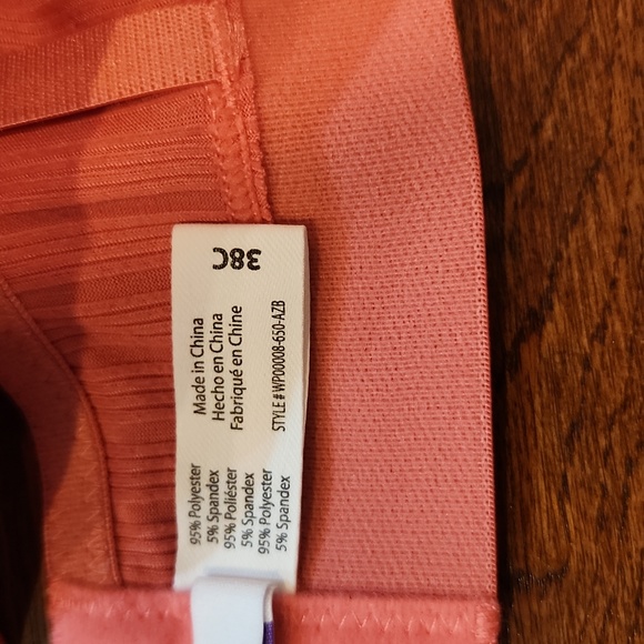 Orange Ribbed Bra - Picture 9 of 9